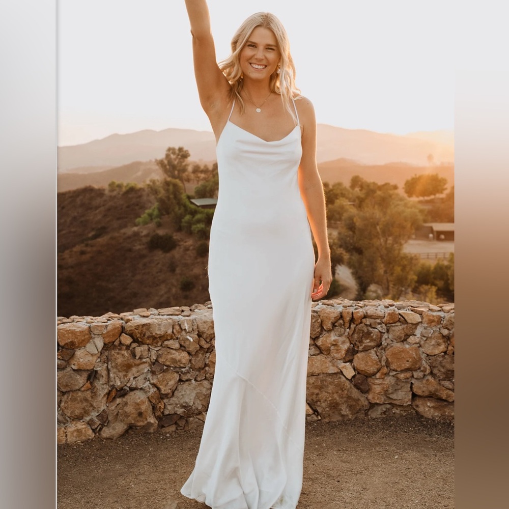 Show Me Your MuMu White Maxi Dress